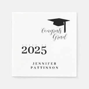 Serviette En Papier Félicitations à la promotion de l'année de remise