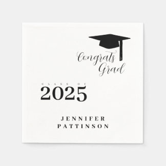 Serviette En Papier Félicitations à la promotion de l'année de remise