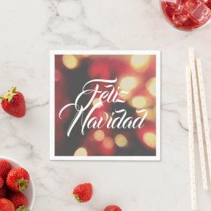 Serviette En Papier Feliz Navidad