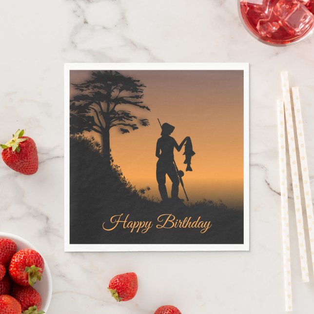 Serviette En Papier Femme Fisher à Dusk Personal (En situation)