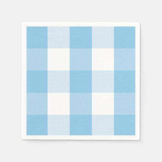 Serviette En Papier Ferme Bleu Bleu Chaussons de contrôle buffle (Devant)