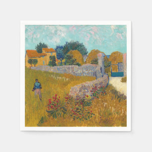 Serviette En Papier Ferme en Provence Vincent van Gogh 1888 France