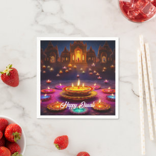 Serviette En Papier Festival des lumières : Diwali Célébrations
