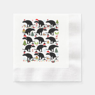 Serviette En Papier Festive Fido Drôle Noël