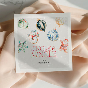 Serviette En Papier Festive Jingle & Mingle Christmas