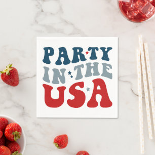 Serviette En Papier Fête aux États-Unis, fête du 4 juillet