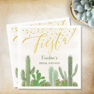 Serviette En Papier Fête Cactus Taco À Propos de l'Amour Réception de