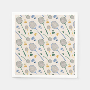 Serviette En Papier Fête d'anniversaire de Badminton