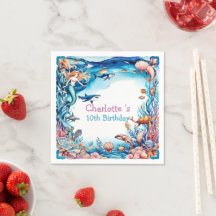 fête d'anniversaire de la mer arc-en-ciel
