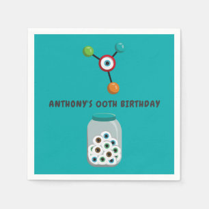 Serviette En Papier Fête d'anniversaire de Mad Science