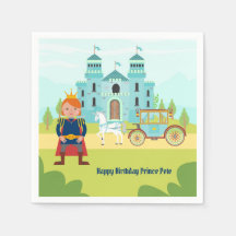 Fête d'anniversaire de prince royal garçon