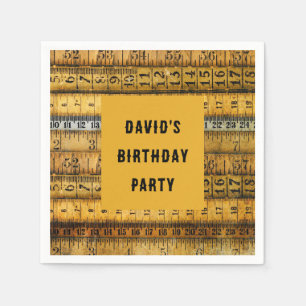 Serviette En Papier Fête d'anniversaire du dirigeant d'école personnal