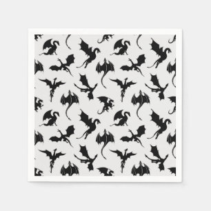 Serviette En Papier Fête d'anniversaire du dragon