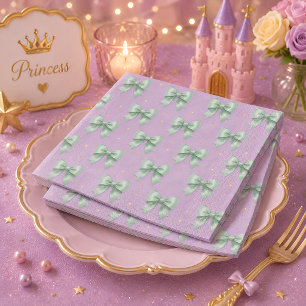 Serviette En Papier Fête d'anniversaire élégante et féminine