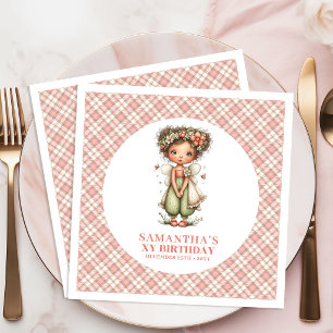 Serviette En Papier Fête d'anniversaire Fantaisiste et Mignonne de Fée