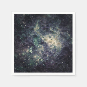 Serviette En Papier Fête d'anniversaire Galaxie Sombre Rock