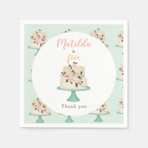 Serviette En Papier fête d'anniversaire modifiable