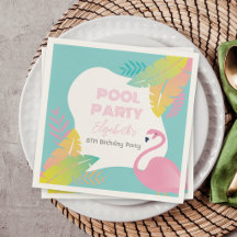 Fête d'anniversaire Tropicale aux Flamants Roses P