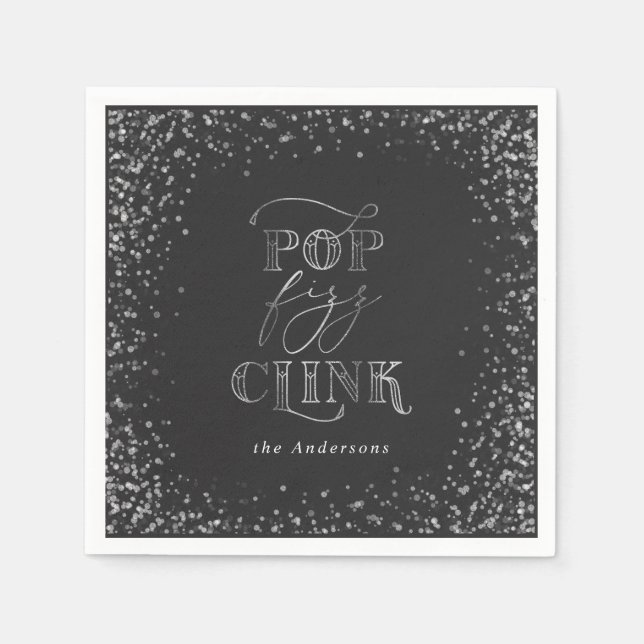 Serviette En Papier Fête de clic de bouton (Devant)