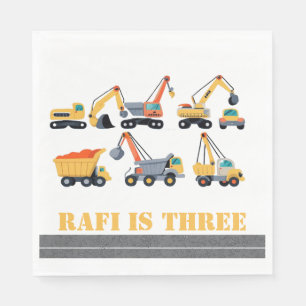Serviette En Papier Fête de construction upsherin anniversaire serviet
