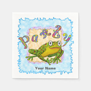 Serviette En Papier Fête de grenouille