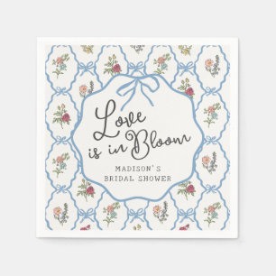 Serviette En Papier Fête de Jardin d'Été Réception de Mariage Florale 