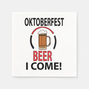 Serviette En Papier Fête de la bière d'Oktoberfest 