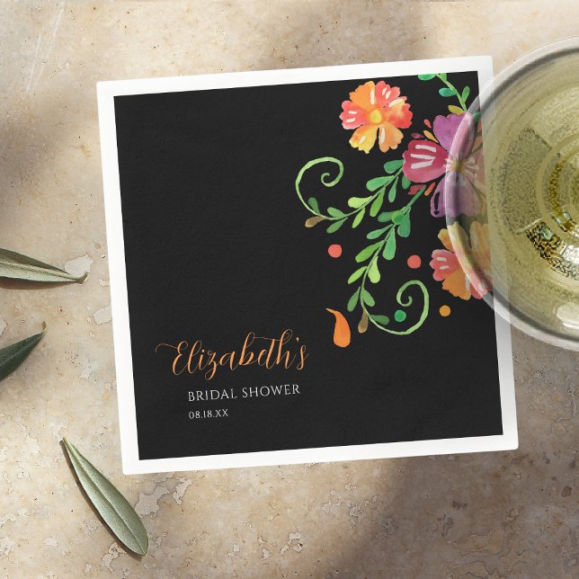 Serviette En Papier Fête de la Fête des mariées Morte (Créateur téléchargé)