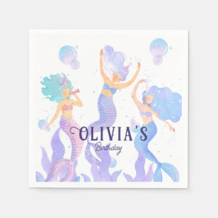 Serviette En Papier Fête de la sirène