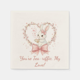 Serviette En Papier Fête de Lapin Mignon - Décoration d'Événement Pers