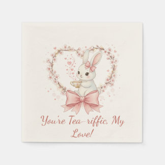 Serviette En Papier Fête de Lapin Mignon - Décoration d'Événement Pers