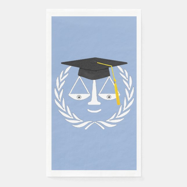 Serviette En Papier Fête de l'enseignement de droit (Devant)