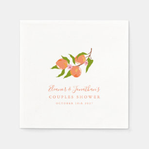 Serviette En Papier Fête de mariage bohème d'été pour couples Fruit pê