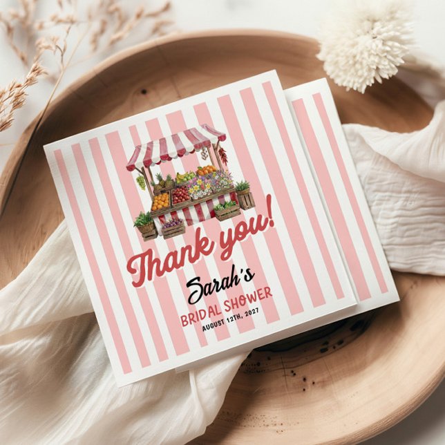 Serviette En Papier Fête de Mariage Fraîchement Récoltée  (Créateur téléchargé)