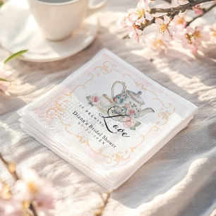 Serviette En Papier Fête de mariage "L'amour est en train de se prépar