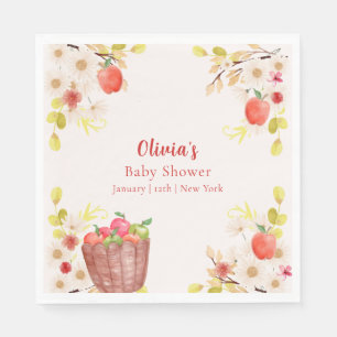 Serviette En Papier Fête de naissance Automne Pommes Jardinage 