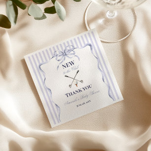 Serviette En Papier Fête de naissance Vintage Blue Boy Nouveau au Club