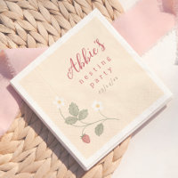 Fête de Nichoir Baies & Fleurs Fille Baby Shower