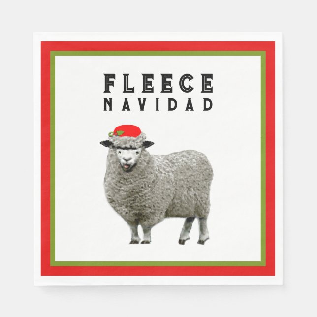 Serviette En Papier Fête de Noël (Devant)