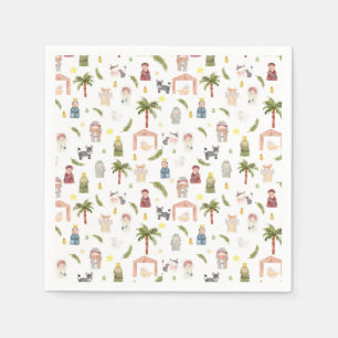 Serviette En Papier Fête de Noël de la Nativité