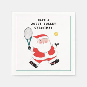 Serviette En Papier Fête de Noël de tennis