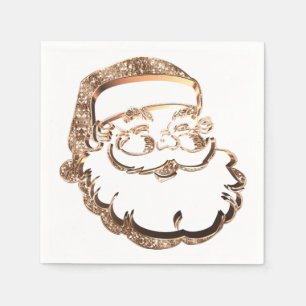 Serviette En Papier Fête de Noël du Père Père Noël