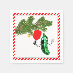 Serviette En Papier Fête de Noël Pickball