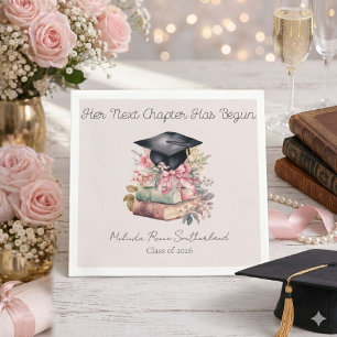 Serviette En Papier Fête de remise des diplômes de Her Next Chapter Bo