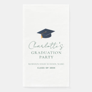 Serviette En Papier Fête de remise des diplômes de l'Elegant Honor Sch