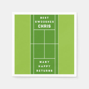 Serviette En Papier Fête de tennis