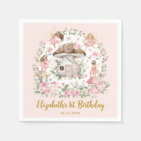 Fête de thé Fée Forêt Enchantée Filles Anniversair