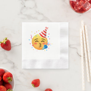 Serviette En Papier Fête d'émoticônes drôles