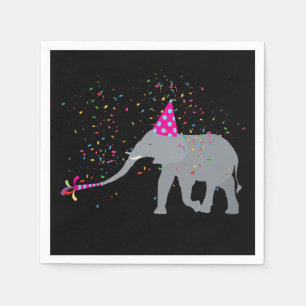 Serviette En Papier Fête des éléphants - Animaux ayant une fête