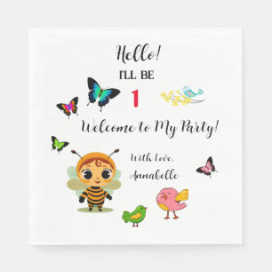 Serviette En Papier Fête des enfants de Garden Party